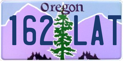 OR license plate 162LAT