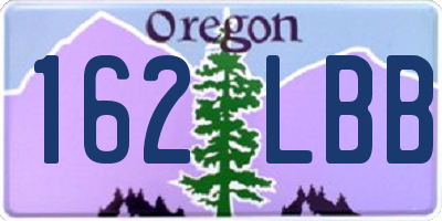 OR license plate 162LBB