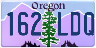 OR license plate 162LDQ