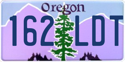 OR license plate 162LDT