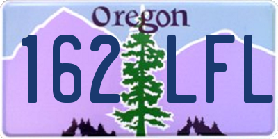 OR license plate 162LFL