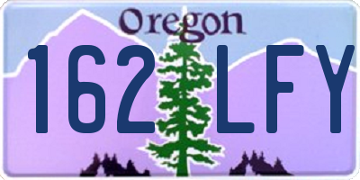 OR license plate 162LFY