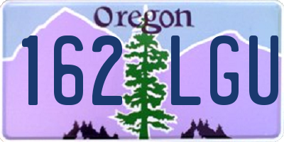 OR license plate 162LGU