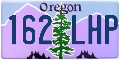OR license plate 162LHP