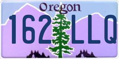 OR license plate 162LLQ