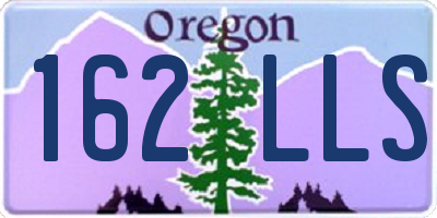 OR license plate 162LLS