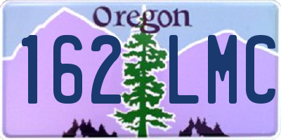 OR license plate 162LMC