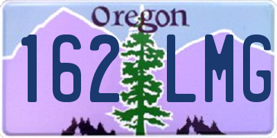 OR license plate 162LMG