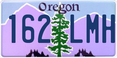 OR license plate 162LMH
