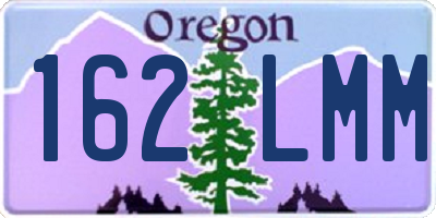 OR license plate 162LMM