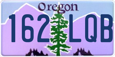 OR license plate 162LQB