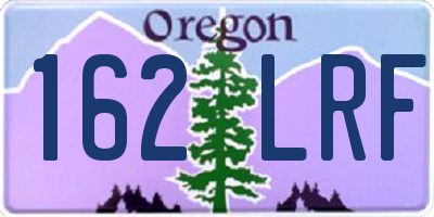 OR license plate 162LRF