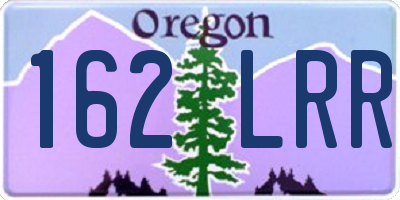 OR license plate 162LRR