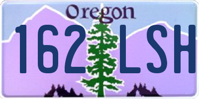 OR license plate 162LSH