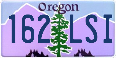 OR license plate 162LSI