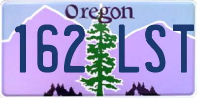 OR license plate 162LST