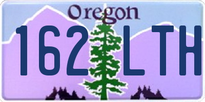 OR license plate 162LTH