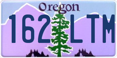 OR license plate 162LTM