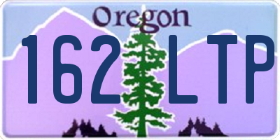 OR license plate 162LTP