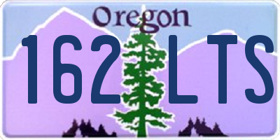 OR license plate 162LTS