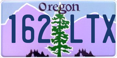 OR license plate 162LTX