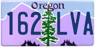 OR license plate 162LVA