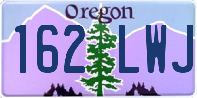 OR license plate 162LWJ