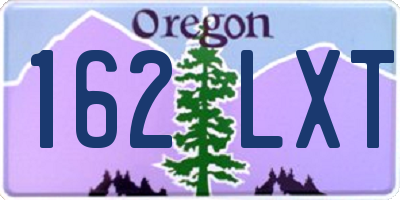 OR license plate 162LXT