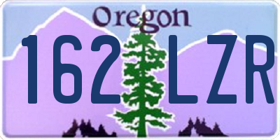 OR license plate 162LZR