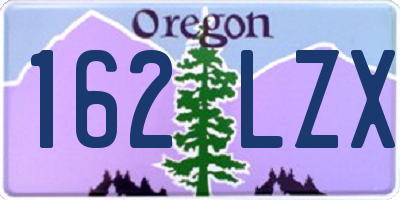 OR license plate 162LZX