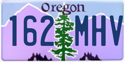 OR license plate 162MHV