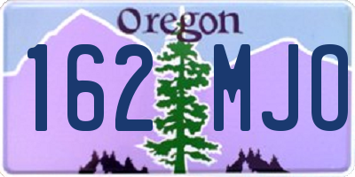 OR license plate 162MJO