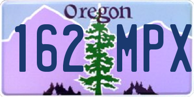 OR license plate 162MPX