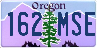OR license plate 162MSE