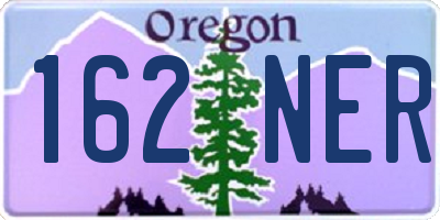 OR license plate 162NER