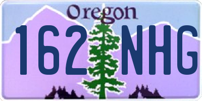 OR license plate 162NHG