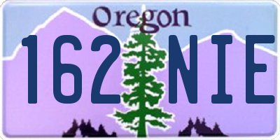 OR license plate 162NIE
