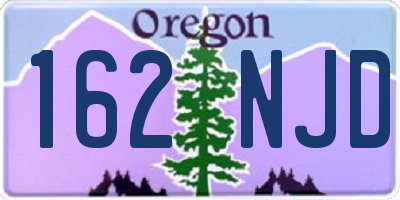 OR license plate 162NJD