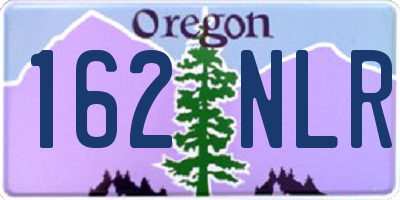 OR license plate 162NLR