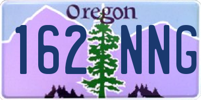 OR license plate 162NNG