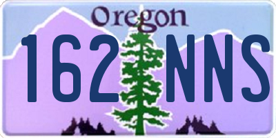 OR license plate 162NNS