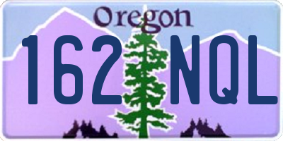 OR license plate 162NQL