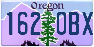 OR license plate 162OBX
