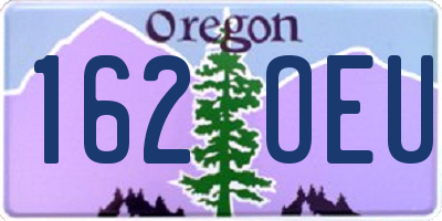OR license plate 162OEU