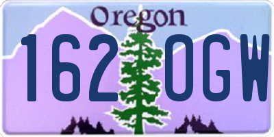 OR license plate 162OGW
