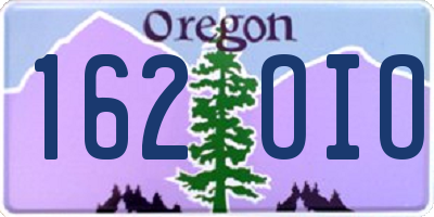 OR license plate 162OIO