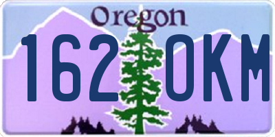 OR license plate 162OKM