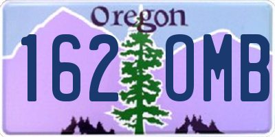 OR license plate 162OMB