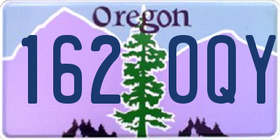 OR license plate 162OQY