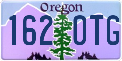 OR license plate 162OTG